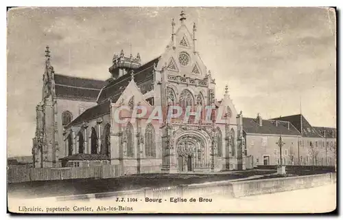 Cartes postales Bourg Eglise de Brou