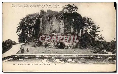 Cartes postales Langeais parc du Chateau