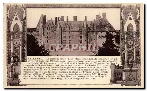 Cartes postales Langeais Le Chateau