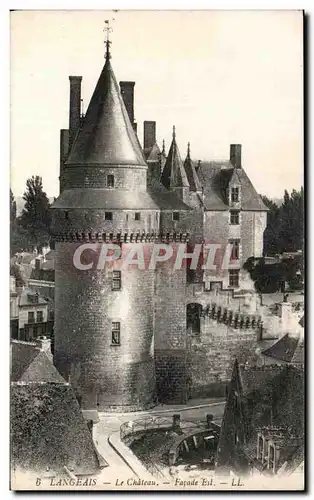 Cartes postales Langeais Le Chateau Facade Est