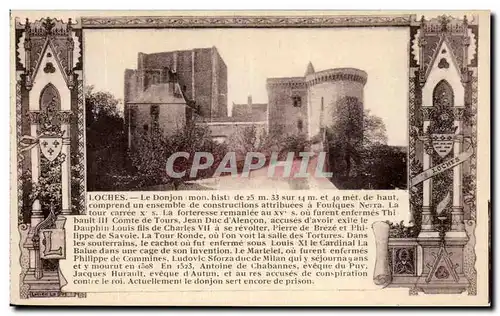 Cartes postales Loches Le Donjon