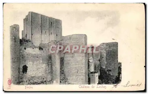 Cartes postales Donjon Chateau de Loches