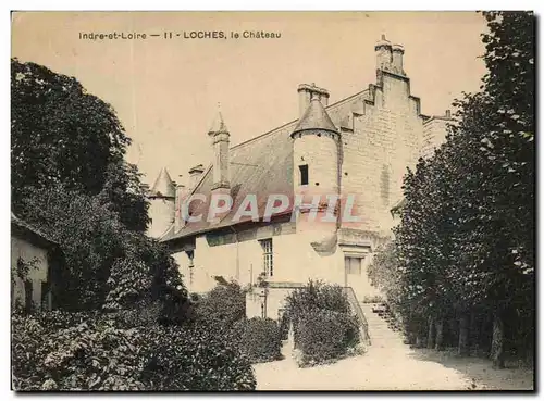 Cartes postales Loches Le chateau