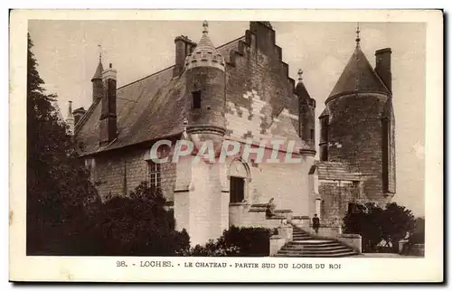 Ansichtskarte AK Loches Le Chateau Partie sud De Logis Du Roi