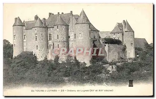 Ansichtskarte AK De Tours A Luynes Chateau De Luynes