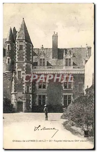 Ansichtskarte AK Chateau De Luynes Facade Interieure