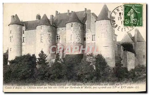 Ansichtskarte AK Luynes Le Chateau Construit Sur L&#39ancienne forteresse