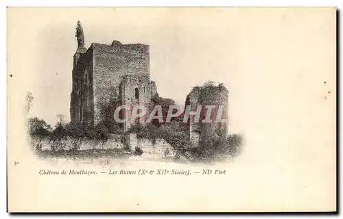 Cartes postales Chateau de Montbazon Les Ruines