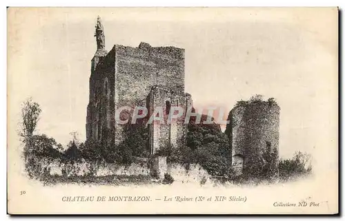 Cartes postales Chateau de Montbazon Les Ruines