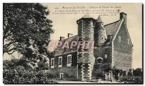 Cartes postales Environs de Tours Chateau de Plessis les Tours