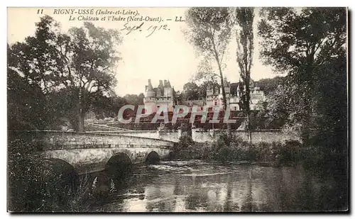 Cartes postales Rigny Usse Le chateau et l&#39Indre