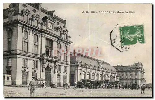 Cartes postales Bordeaux Gare du Midi