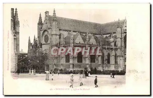 Cartes postales Bordeaux Eglise Saint Michel Enfants