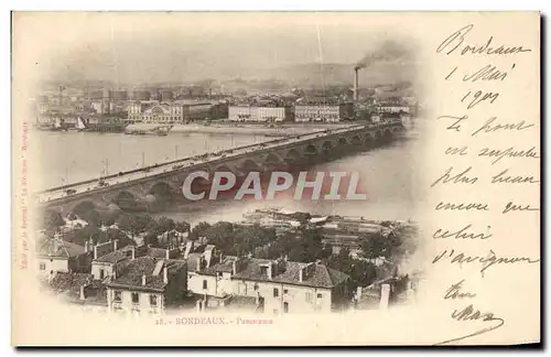 Cartes postales Bordeaux Panorama