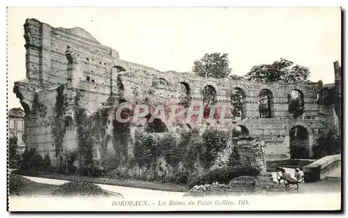 Cartes postales Bordeaux Les ruines Du Palais Gallien