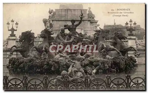 Cartes postales Bordeaux Monument Des Girondins