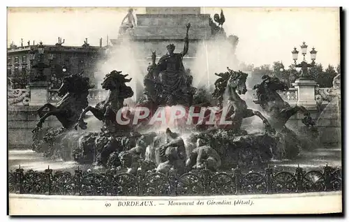 Cartes postales Bordeaux Monument Des Girondins