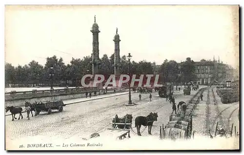 Cartes postales Bordeaux Les Colonnes Rostrales