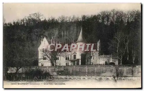 Cartes postales Baurech Chateau Gaussens