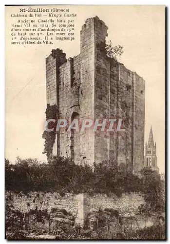 Cartes postales St Emillion Chateau du Roi