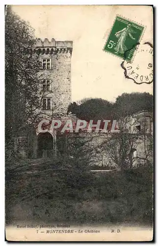 Cartes postales Montendre Le Chateau