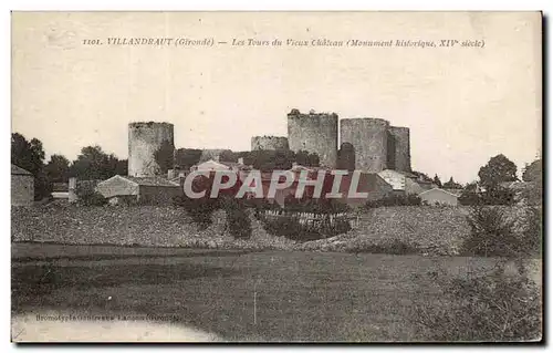 Cartes postales Villandraut Les Tours Du Vieux Chateau