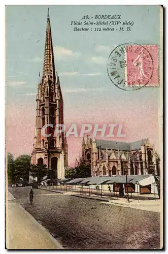 Cartes postales Bordeaux Fleche Saint Michel