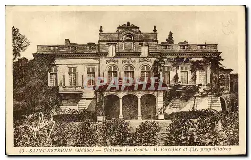 Cartes postales Sainte Estephe Chateau Le Crock