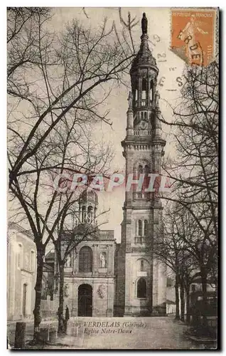 Cartes postales Verdelais Eglise Notre Dame