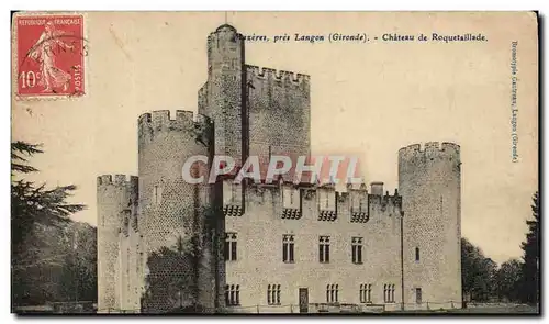 Cartes postales Mazeres pres Langon Chateau de Roquetaillade