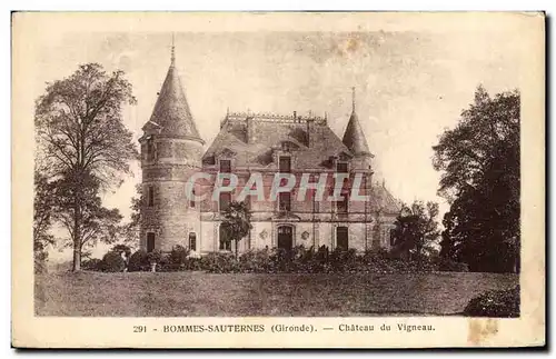 Cartes postales Bommes Sauternes Chateau du Vigneu