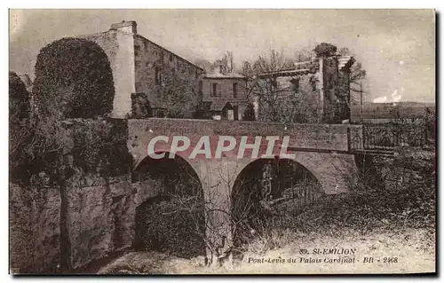 Cartes postales St Emilion Pont Levis du Palais Cardinal