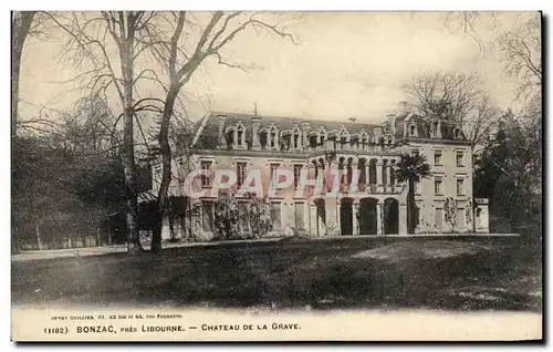 Ansichtskarte AK Bonzac Pres Libourne Chateau De la Grave