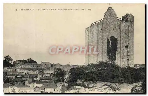 Cartes postales St Emilion la Tour du Roi edifiee sous Louis VIII