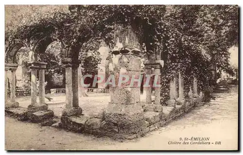 Cartes postales St Emilion Cloitre des Cordeliers