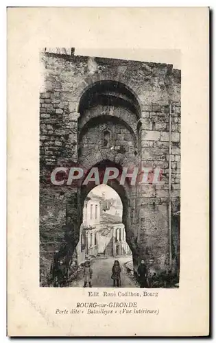 Cartes postales Bourg De Gironde Porte Dite Batailleyre Enfants