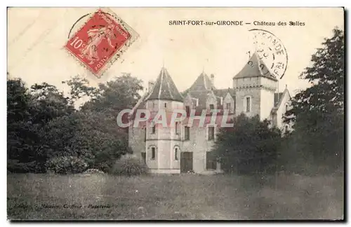 Ansichtskarte AK Saint Fort sur Gironde Chateau des Sulles