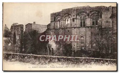 Cartes postales Saint Emillon Palats Cardinal