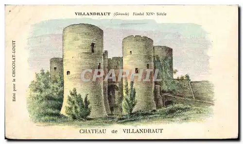 Cartes postales Villandraut Feodal Siecle Chateau de Villandraut