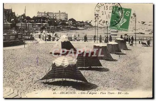 Cartes postales Arcachon Cote d'ARgent Place Thiers