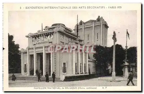 Ansichtskarte AK Exposition Internationale Dez Arts Decoratifs Paris Pavillon National De Belgique