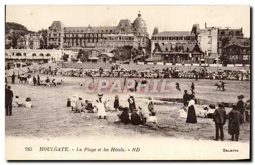 Cartes postales Houlgate La Plage et les Hotels