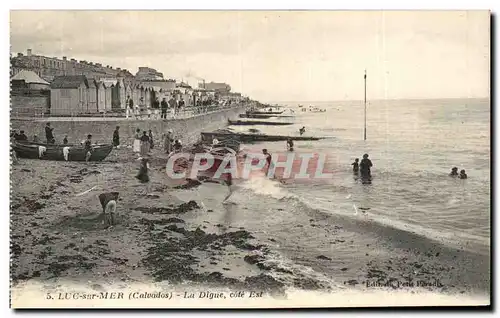 Cartes postales Luc sur Mer la Digue cote Est