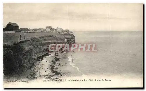 Ansichtskarte AK Luc sur Mer La Cote a maree haute