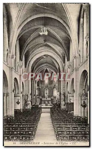 Ansichtskarte AK Ouistreham Interieur de l&#39Eglise