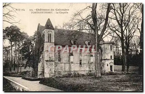 Ansichtskarte AK Chateaux du Calvados Fontaine Henry La Chapelle