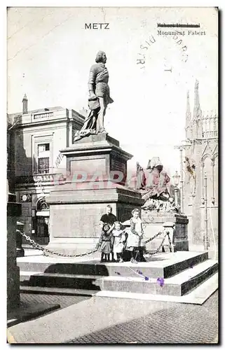 Ansichtskarte AK Metz Monument Fabert