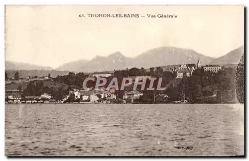 Cartes postales Thonon Les Bains Vue Generale