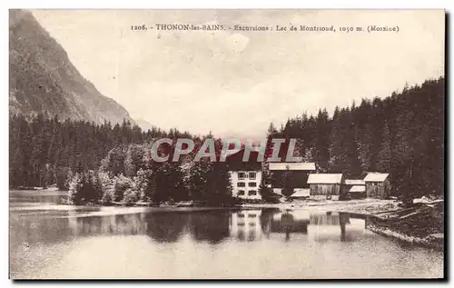 Cartes postales Thonon Les Bains Excursions Lac de Montrond