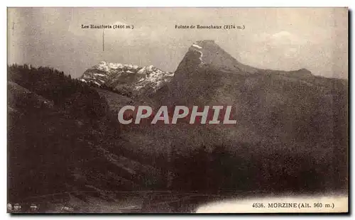 Cartes postales Morzine Les Hautforts Pointe de Ressachaux